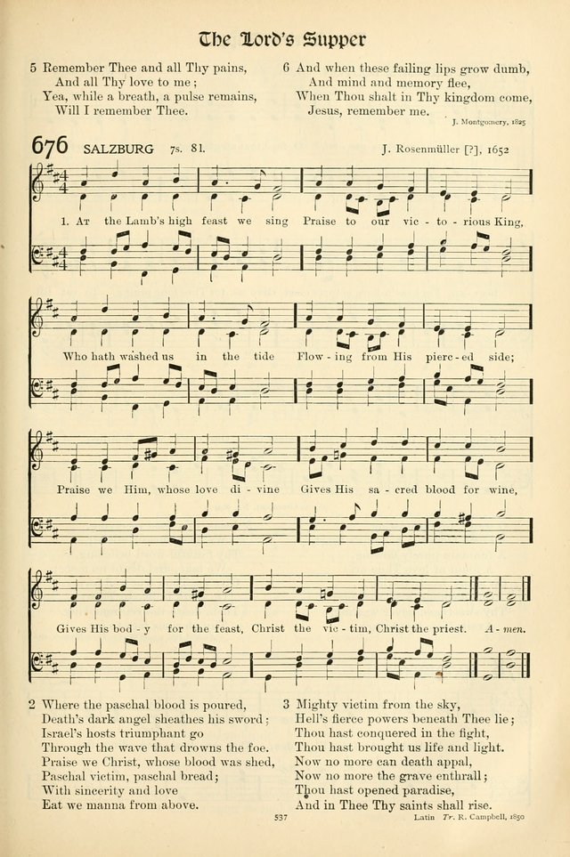 In Excelsis: Hymns with Tunes for Christian Worship. 7th ed. page 545