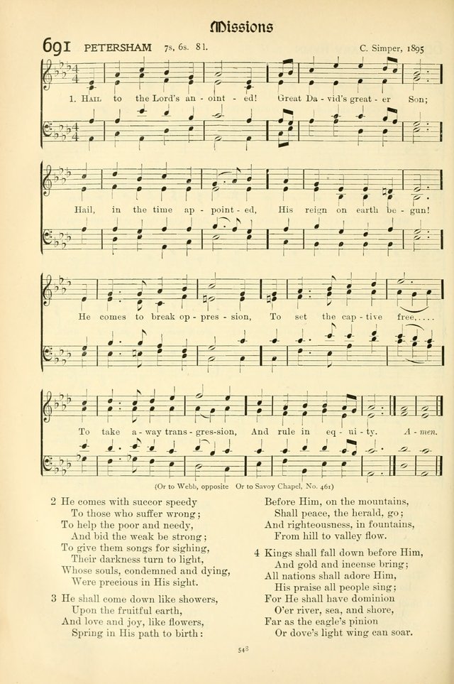 In Excelsis: Hymns with Tunes for Christian Worship. 7th ed. page 556