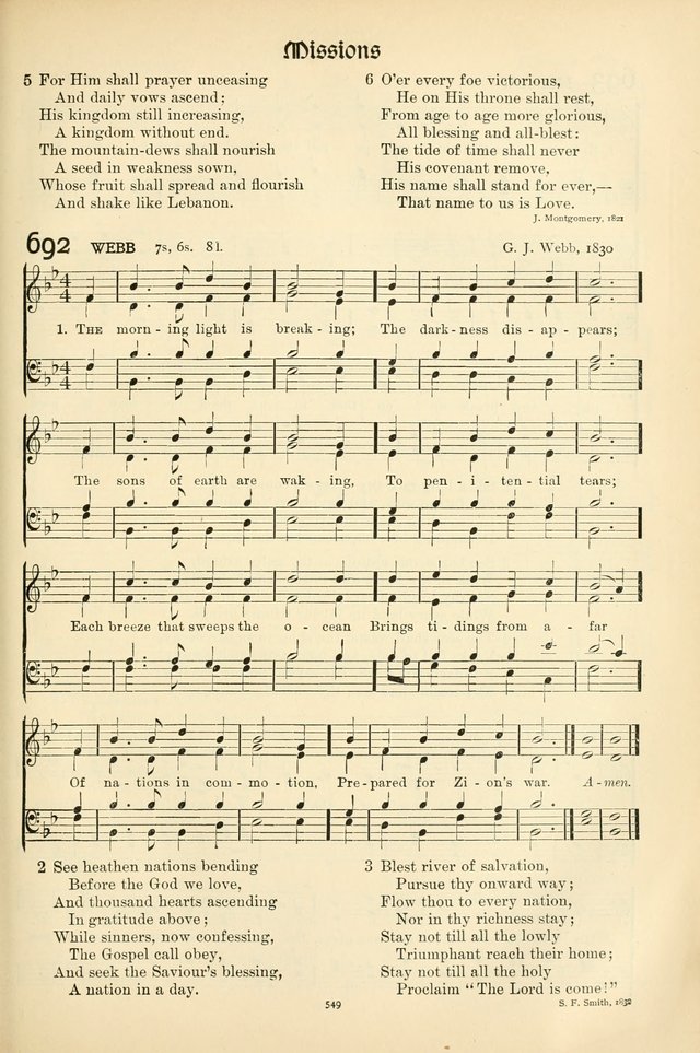 In Excelsis: Hymns with Tunes for Christian Worship. 7th ed. page 557