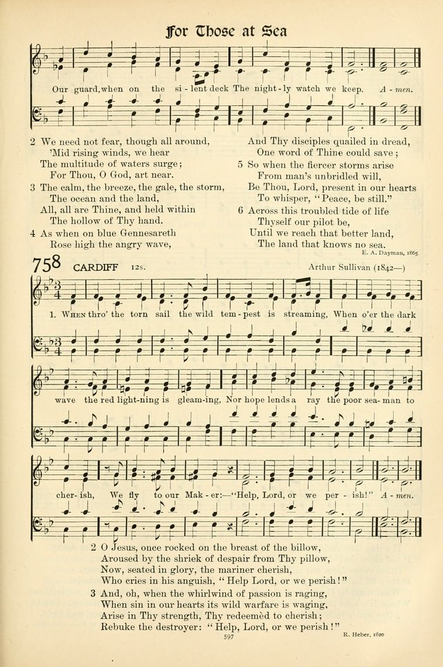 In Excelsis: Hymns with Tunes for Christian Worship. 7th ed. page 605