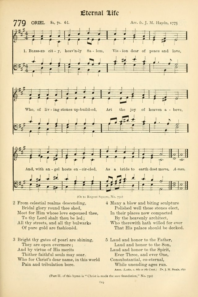 In Excelsis: Hymns with Tunes for Christian Worship. 7th ed. page 629