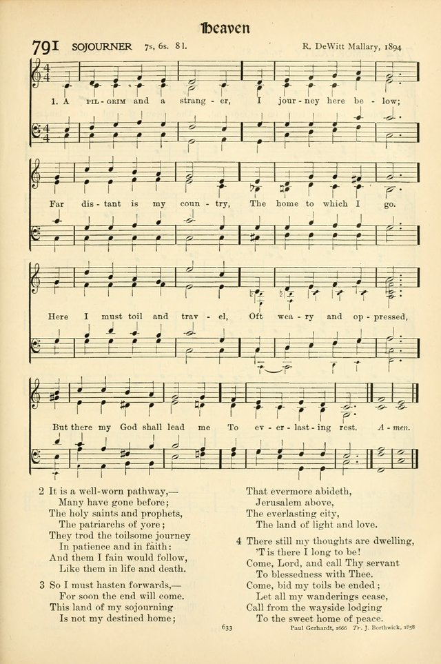 In Excelsis: Hymns with Tunes for Christian Worship. 7th ed. page 643