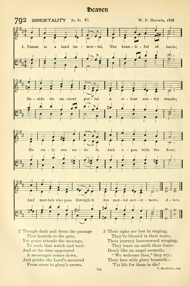 In Excelsis: Hymns with Tunes for Christian Worship. 7th ed. page 644