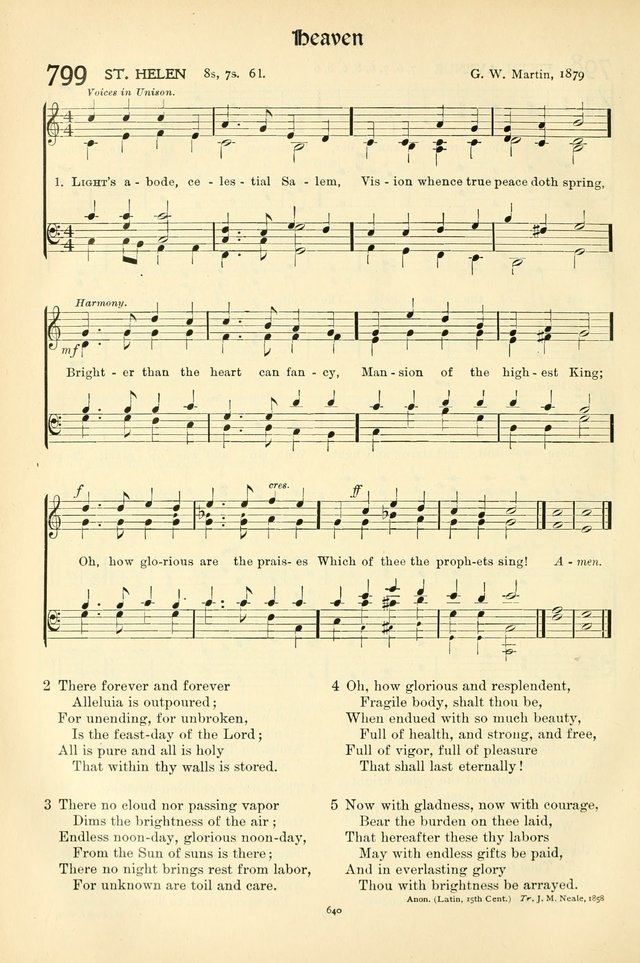 In Excelsis: Hymns with Tunes for Christian Worship. 7th ed. page 650