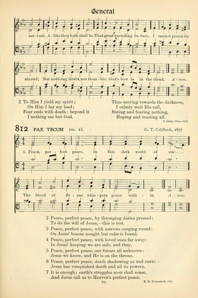 In Excelsis: Hymns with Tunes for Christian Worship. 7th ed. page 661