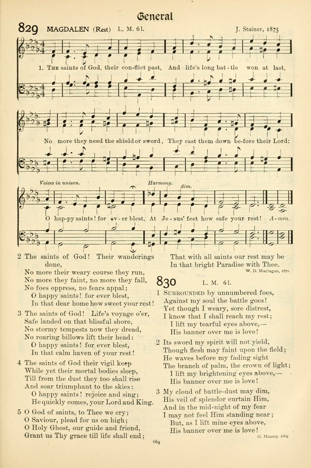 In Excelsis: Hymns with Tunes for Christian Worship. 7th ed. page 679