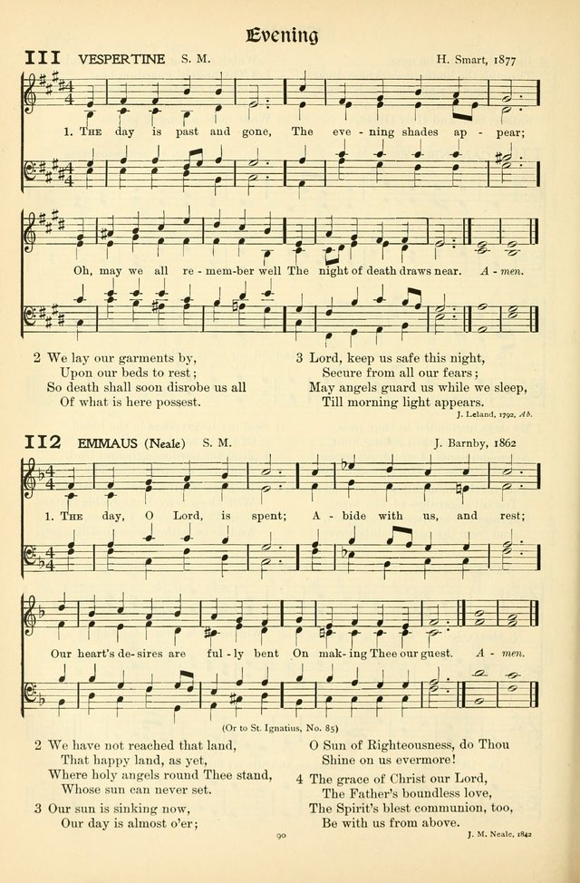 In Excelsis: Hymns with Tunes for Christian Worship. 7th ed. page 90