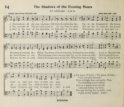 The Institute Hymnal page 14