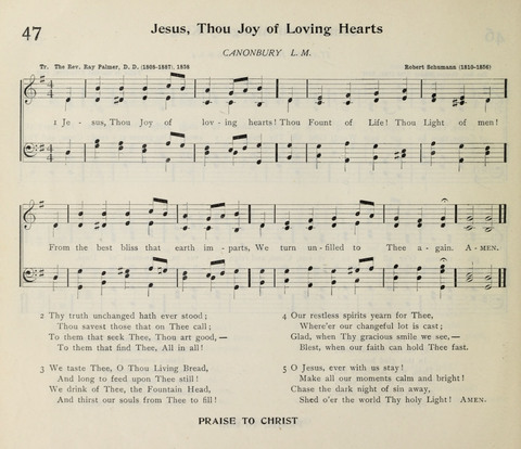 The Institute Hymnal page 54