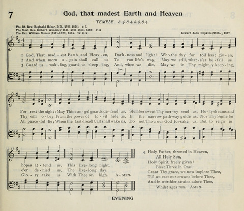 The Institute Hymnal page 7