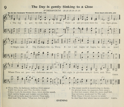 The Institute Hymnal page 9