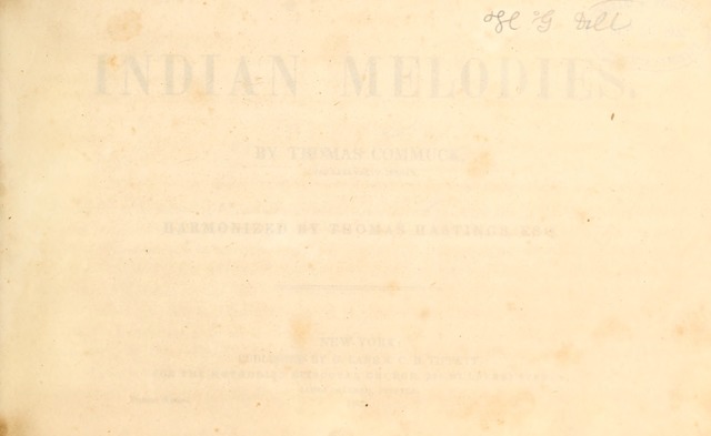 Indian Melodies page v