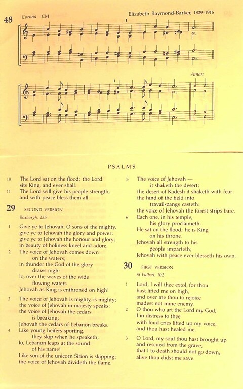 The Irish Presbyterian Hymnbook page 109