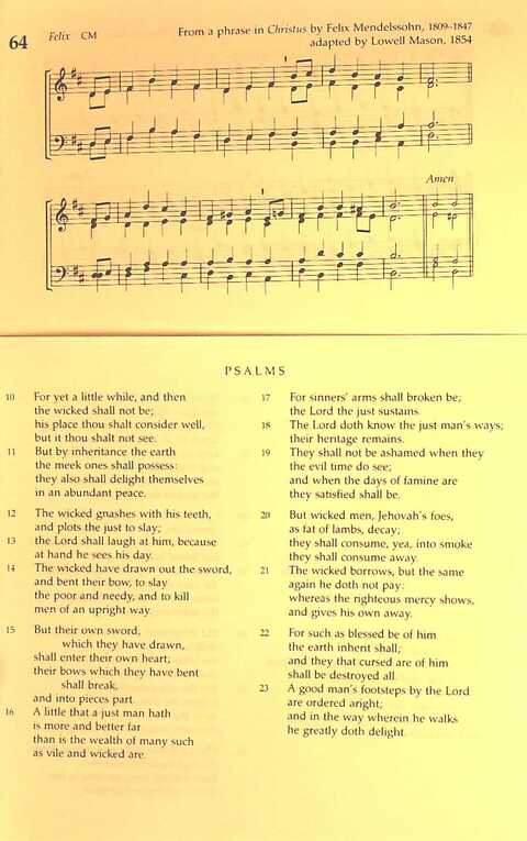 The Irish Presbyterian Hymnbook page 138