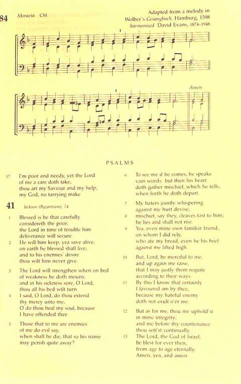 The Irish Presbyterian Hymnbook page 154