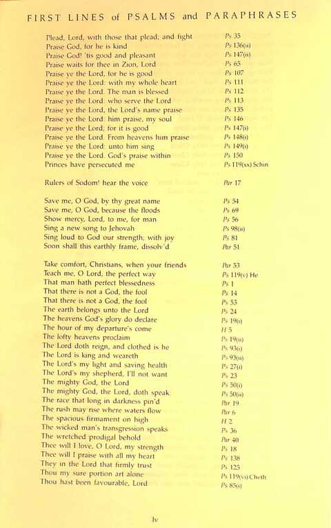 The Irish Presbyterian Hymnbook page 1873
