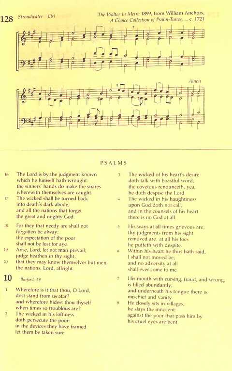 The Irish Presbyterian Hymnbook page 20