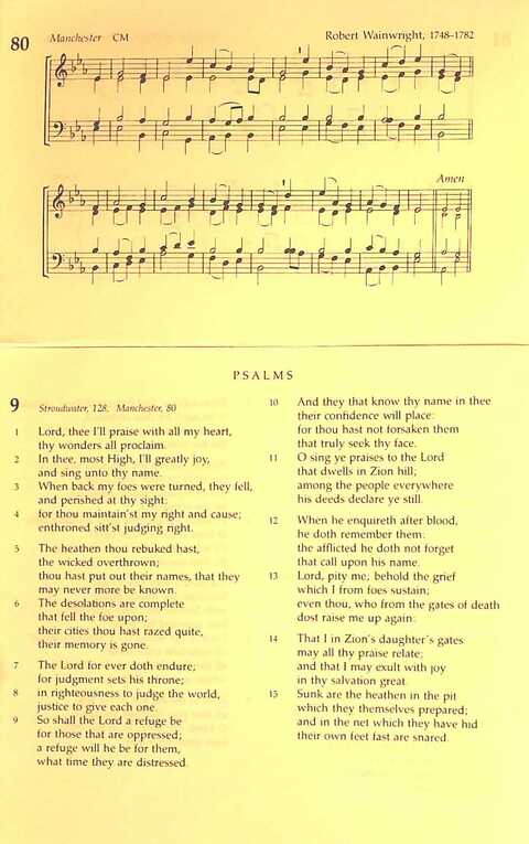 The Irish Presbyterian Hymnbook page 21