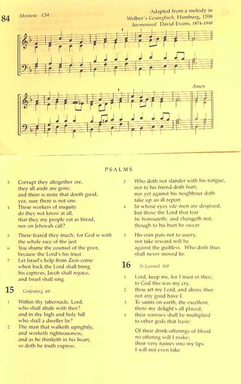 The Irish Presbyterian Hymnbook page 32