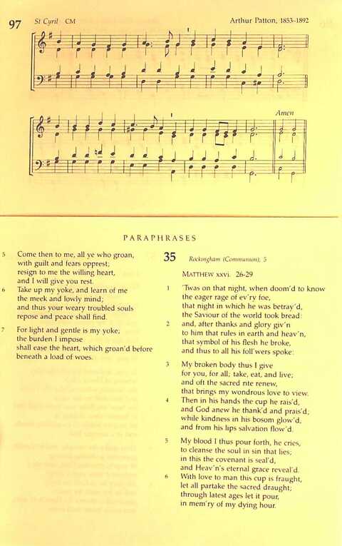 The Irish Presbyterian Hymnbook page 685