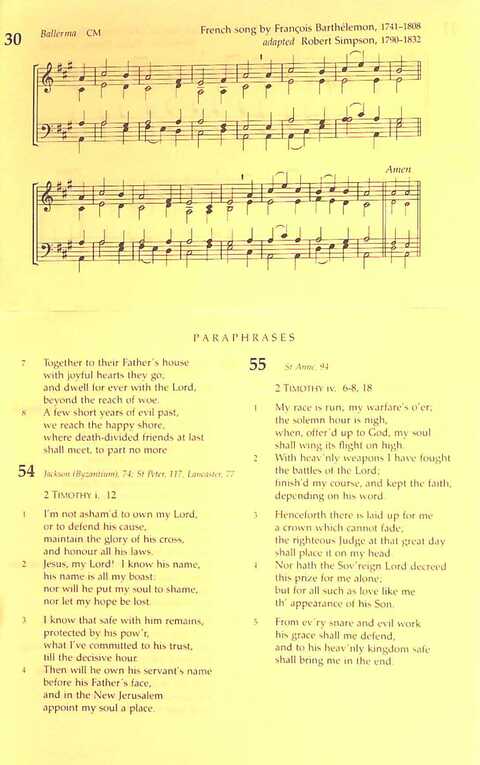 The Irish Presbyterian Hymnbook page 721