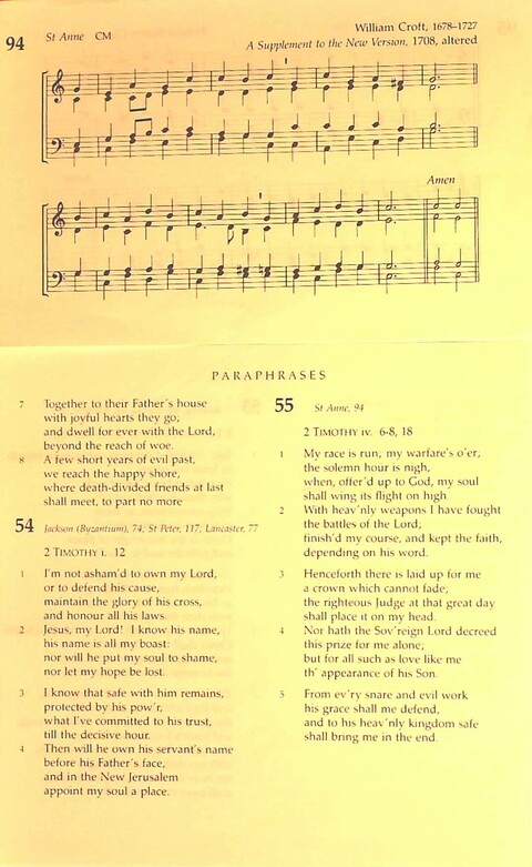 The Irish Presbyterian Hymnbook page 729