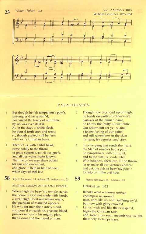 The Irish Presbyterian Hymnbook page 739