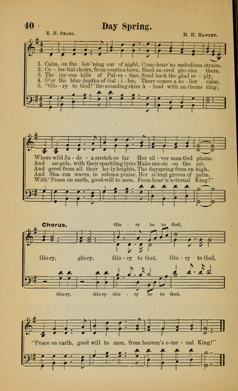 The Iris: Songs of Jesus, for Sunday-schools and devotional meetings page 40