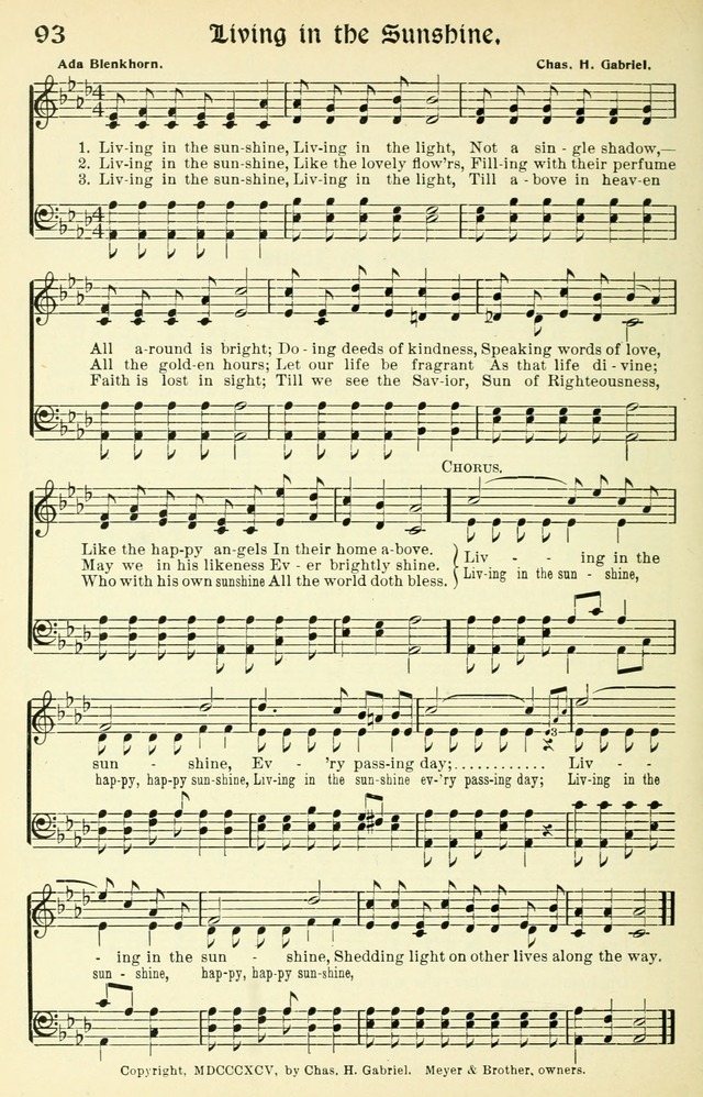 Inspiring Songs No. 1: for the Sunday school page 103