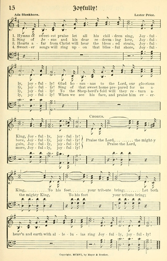 Inspiring Songs No. 1: for the Sunday school page 22