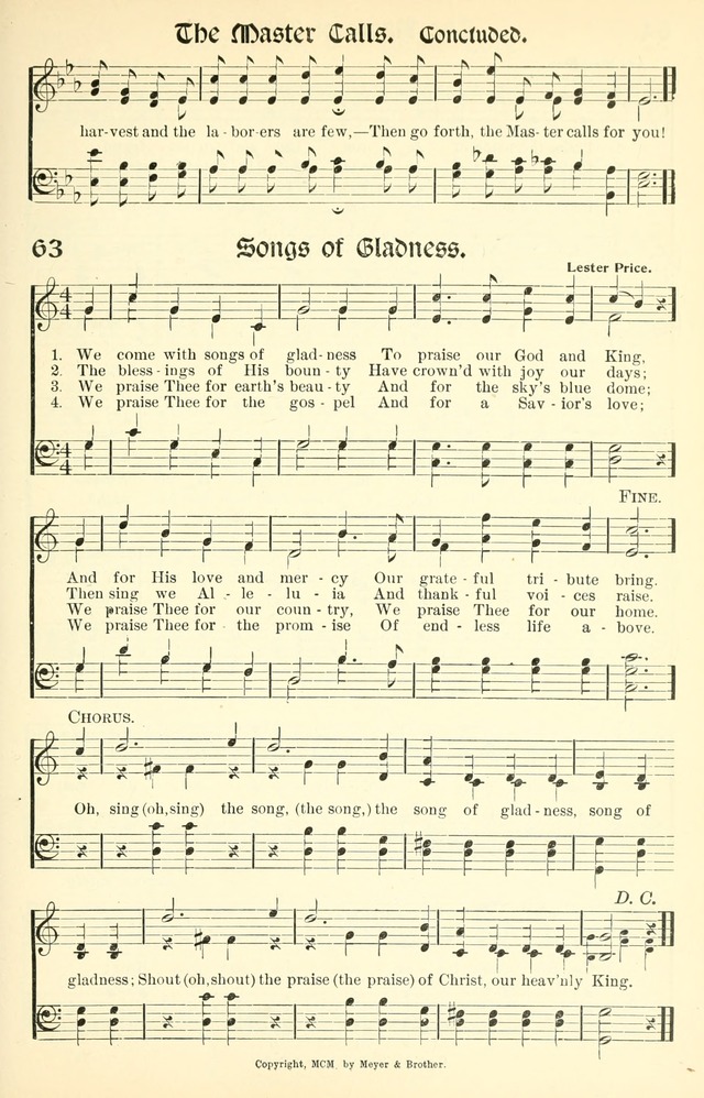 Inspiring Songs No. 1: for the Sunday school page 70