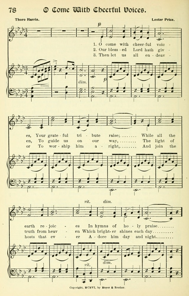 Inspiring Songs No. 1: for the Sunday school page 85