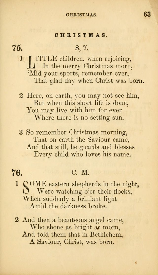 The Infant-School Hymn-Book page 63