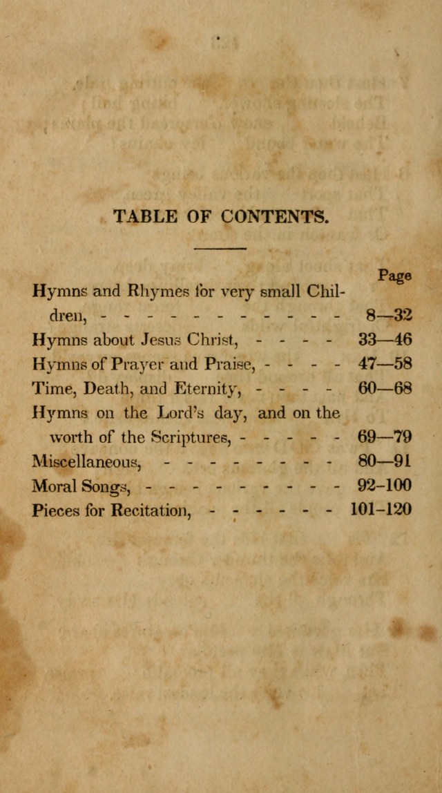 The Infant School and Nursery Hymn Book: being a collection of hymns, original and selected; with an analysis of each, designed to assist mothers and teachers... (3rd ed., rev. and corr.) page 124