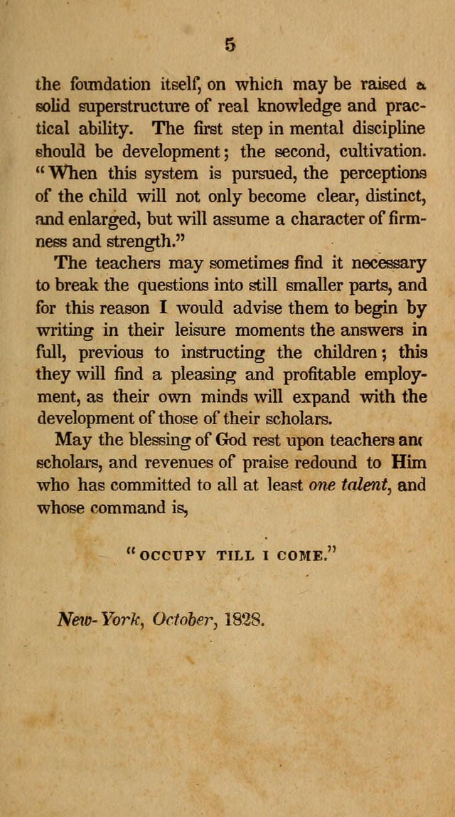 The Infant School and Nursery Hymn Book: being a collection of hymns, original and selected; with an analysis of each, designed to assist mothers and teachers... (3rd ed., rev. and corr.) page 5