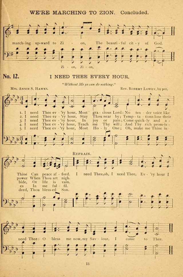 International Song Service: with Bright Gems from fifty authors, for Sunday-schools, gospel meetings, missionary and young people