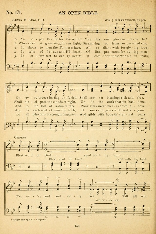 International Song Service: with Bright Gems from fifty authors, for Sunday-schools, gospel meetings, missionary and young people