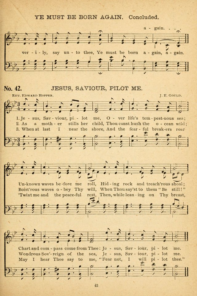 International Song Service: with Bright Gems from fifty authors, for Sunday-schools, gospel meetings, missionary and young people