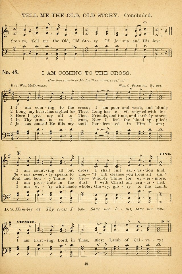 International Song Service: with Bright Gems from fifty authors, for Sunday-schools, gospel meetings, missionary and young people