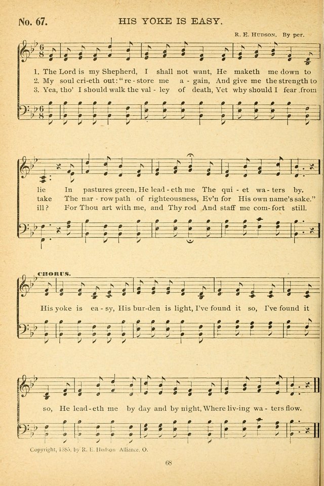 International Song Service: with Bright Gems from fifty authors, for Sunday-schools, gospel meetings, missionary and young people