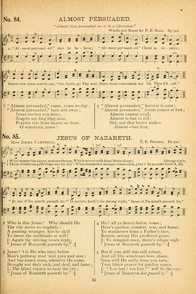 International Song Service: with Bright Gems from fifty authors, for Sunday-schools, gospel meetings, missionary and young people