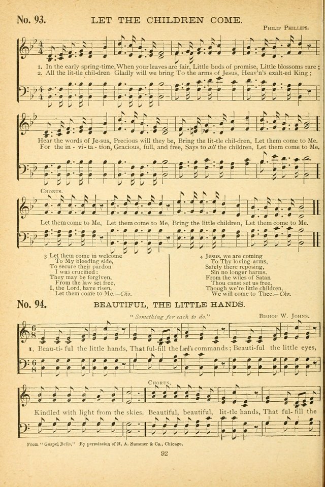 International Song Service: with Bright Gems from fifty authors, for Sunday-schools, gospel meetings, missionary and young people