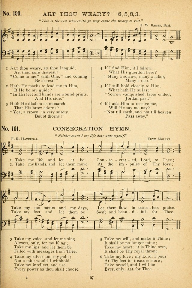 International Song Service: with Bright Gems from fifty authors, for Sunday-schools, gospel meetings, missionary and young people