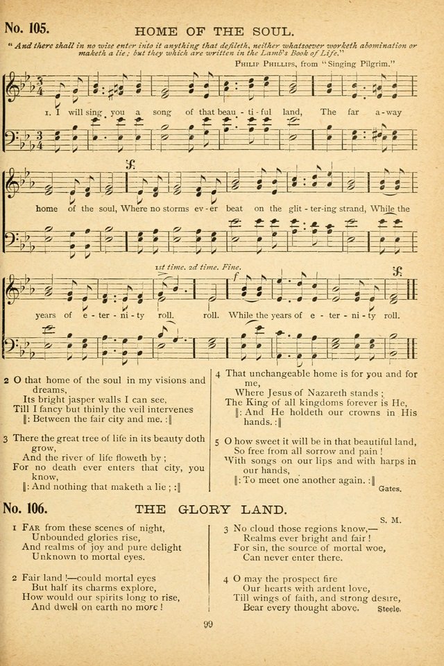 International Song Service: with Bright Gems from fifty authors, for Sunday-schools, gospel meetings, missionary and young people