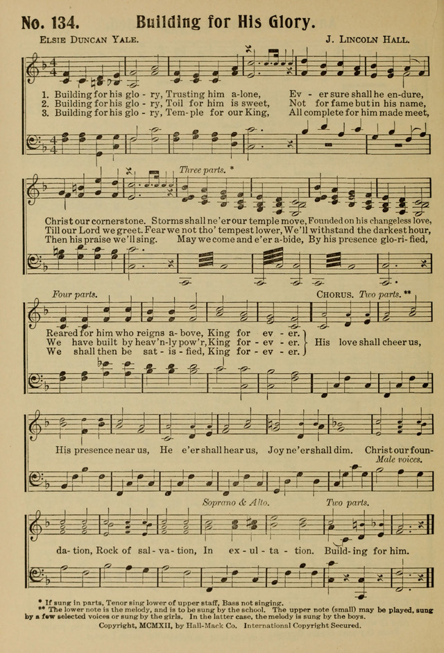 Ideal Sunday School Hymns page 134