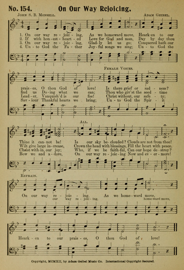 Ideal Sunday School Hymns page 154