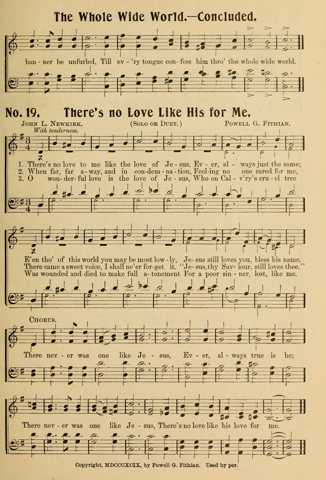 Ideal Sunday School Hymns page 19