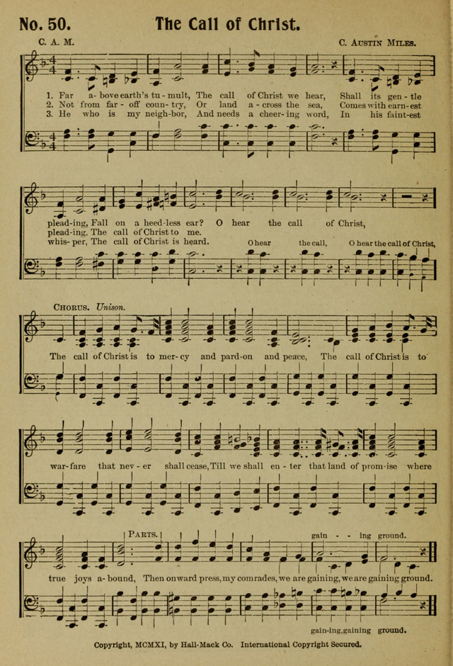 Ideal Sunday School Hymns page 50