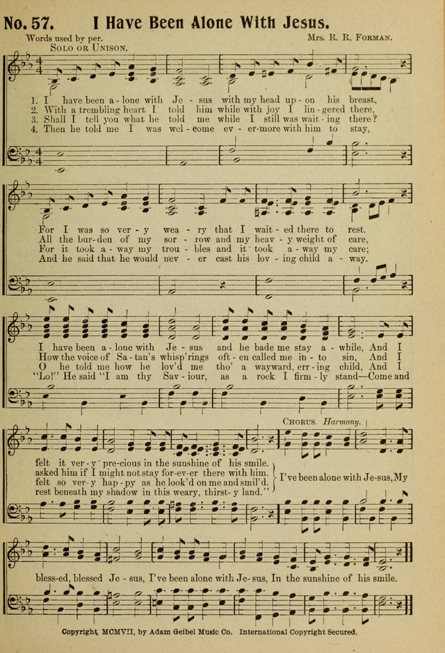 Ideal Sunday School Hymns page 57