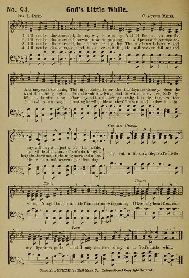 Ideal Sunday School Hymns page 94